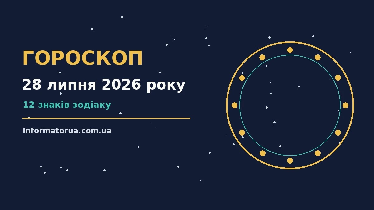Гороскоп на 28 липня 2026 року: настрій і шанси дня про події, зустрічі та вибір