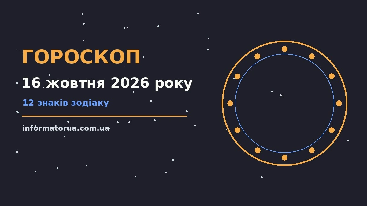 Гороскоп на 16 жовтня 2026 року: настрій і шанси дня про події, зустрічі та вибір